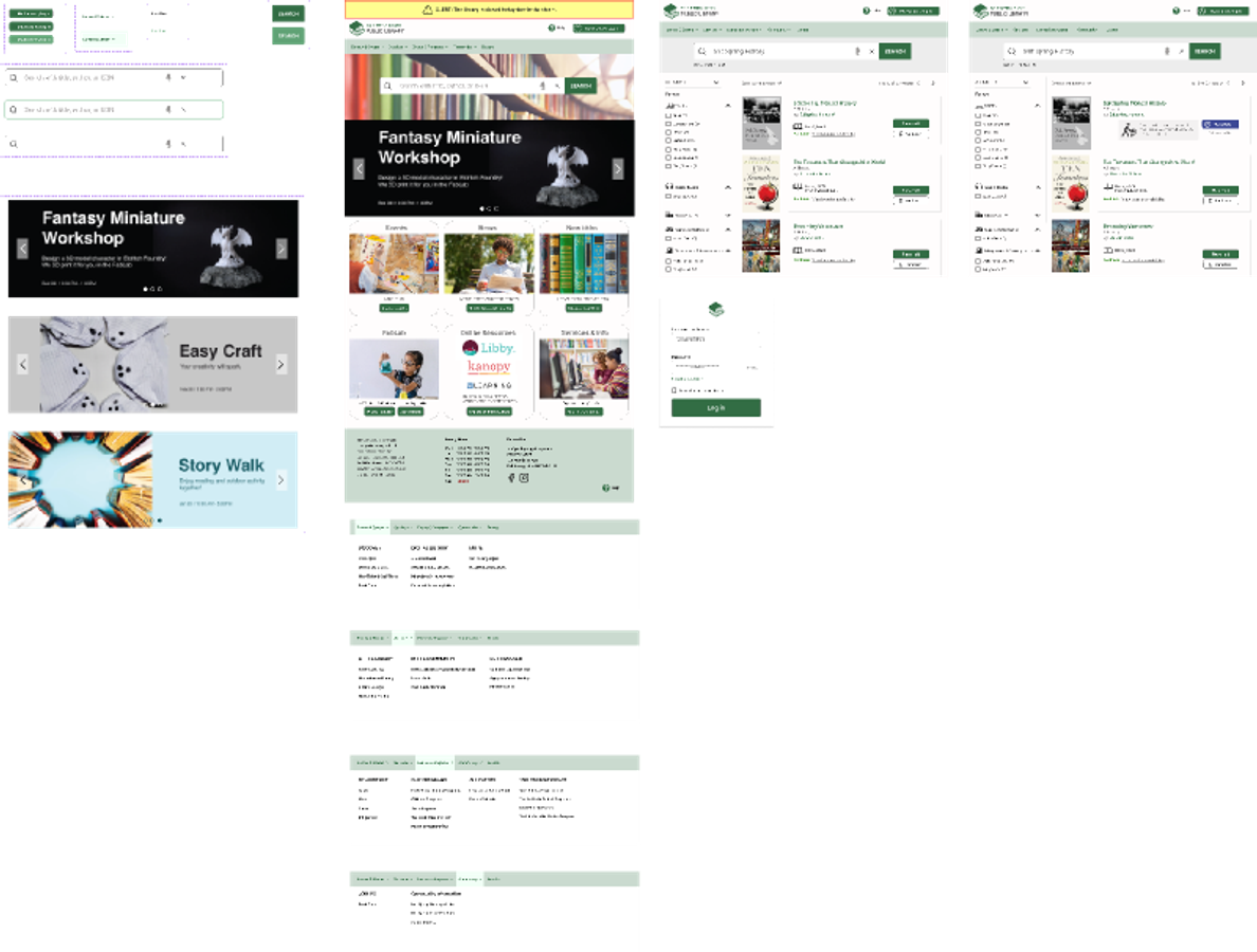 Salt Spring Island Library website redesign